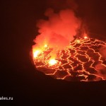 Фото и видео извержения вулкана в Конго